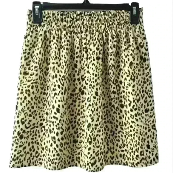 3/$30 Harper Heritage Paperbag Waist Animal Print Lined Size Small Skirt. - Picture 1 of 6